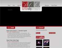 Tablet Screenshot of durbancityorchestra.co.za